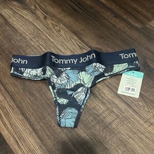 BNWT Tommy John Blue Second Skin Thong